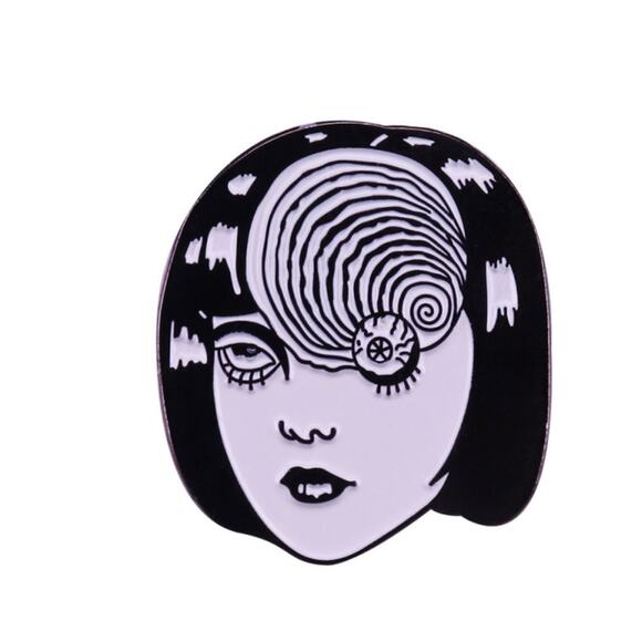 Junji Ito Uzumaki Souichi Tsujii Kirie Enamel Pins 121-1 - Picture 1 of 1